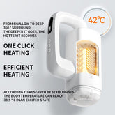 Innovador placer manos libres: dispositivo de masturbación masculina multimodo con función de calor